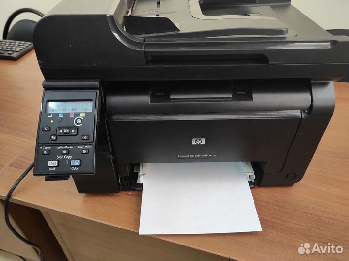 Цветное мфу HP Laserjet 100 color MFP M175a