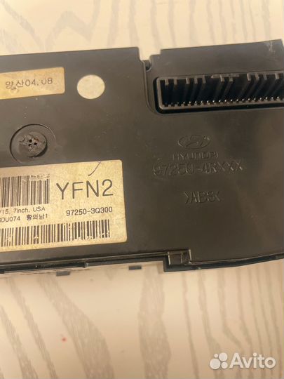 Блок управление климатом Hyunfai Sonata 6