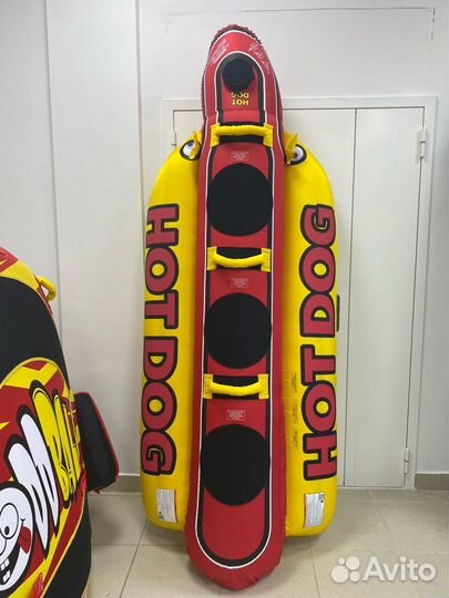 Надувной банан (ватрушка) HOT DOG 3 (новый)