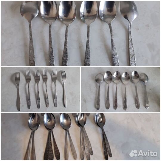 Наборы столовых приборов и поштучно