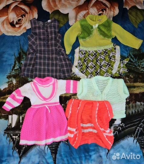 Вещи пакетом для девочки 3-18 мес