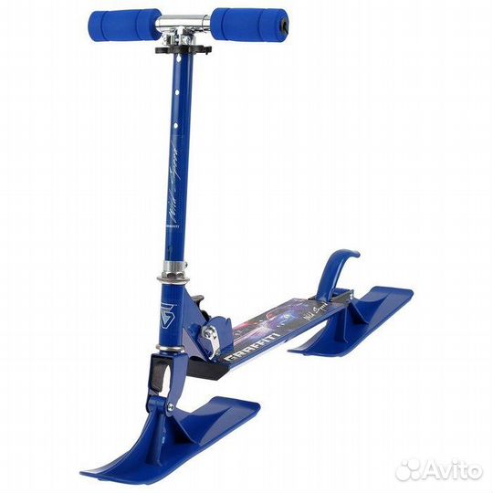 Самокат-снегокат 2в1