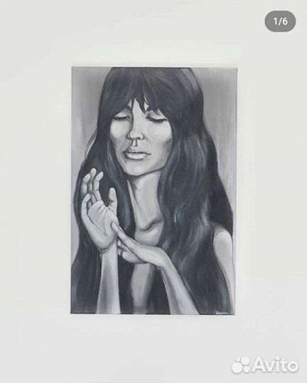 Картина акрил, холст