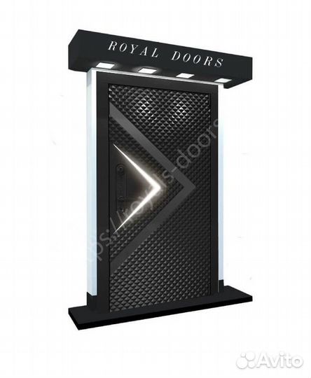 Эксклюзивная входная дверь с подсветкой