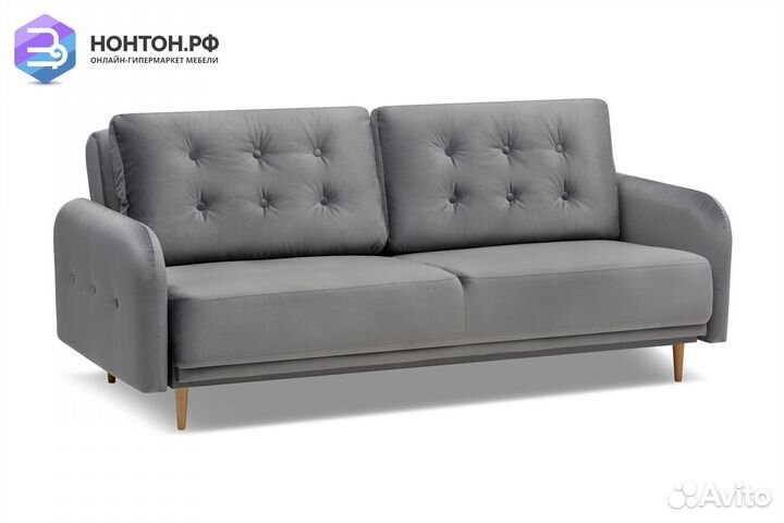 Диван книжка Париж темно-серый