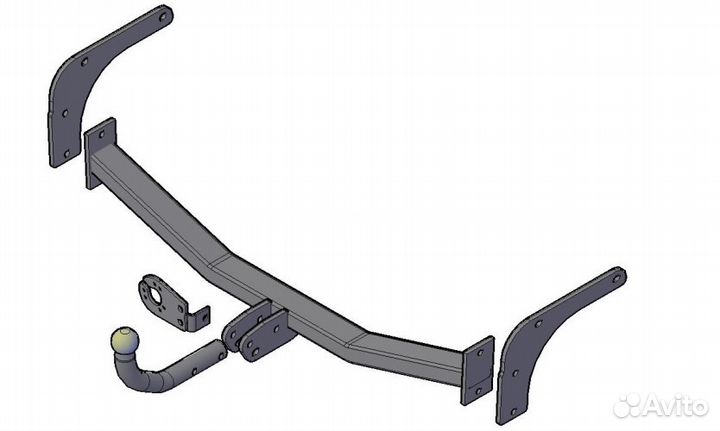Фаркоп на LADA X-Ray, без выреза, сертифицирован
