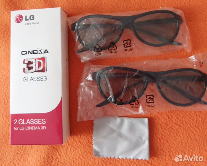 Очки 3Д LG для телевизора оригинальные