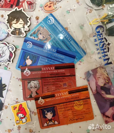 Мерч по Genshin impact