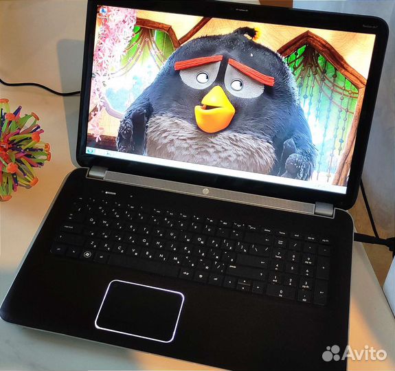 Ноутбук HP/Большой дисплей/4 ядра