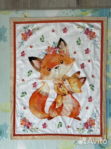 Детское покрывало ручная работа