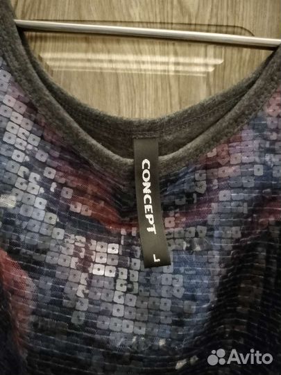 Топ с пайетками