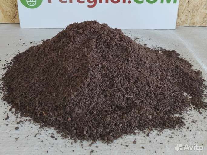 Перегной навоза коровьего в мешках объемом 25 литр