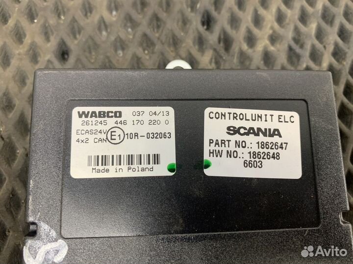 Блок управления подвеской ecas Scania 5-series