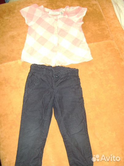 Девочке футболки, кардиган,платье,брюки 2-7л
