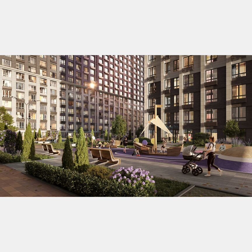 2-к. квартира, 62,4 м², 12/25 эт.