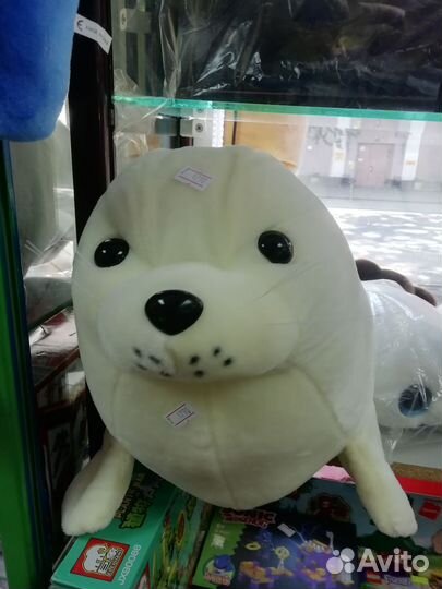 Байкальская Нерпа большая мягкая игрушка