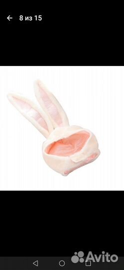 Шапка зайчик)