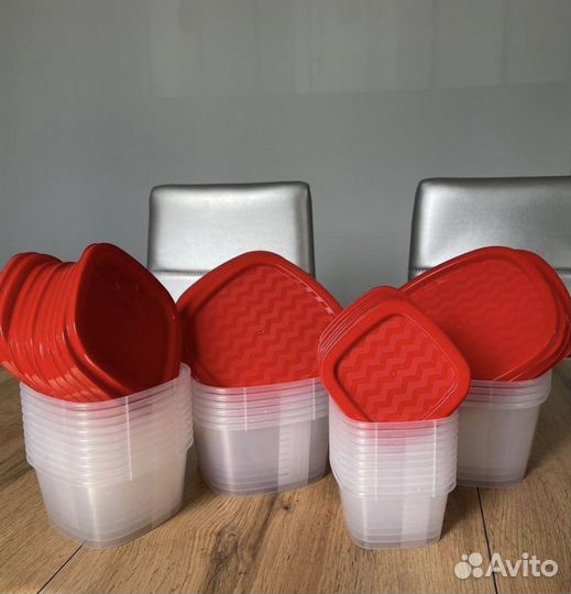 Контейнер пластиковый набор 15 30 шт