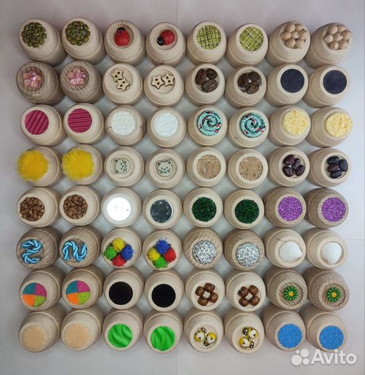 Тактильно-сенсорное лото. Игры Монтессори