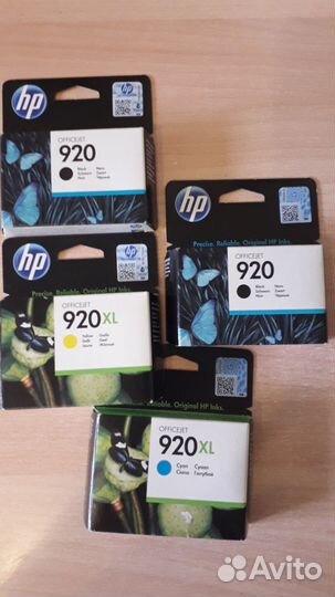 Картриджи hp 920