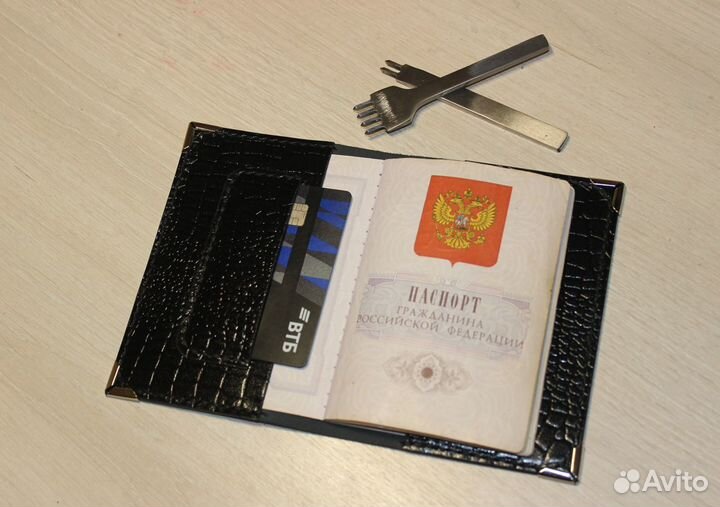 Обложка на паспорт (ручная работа)