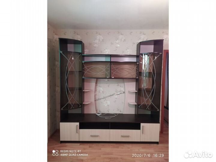 Гостиная (2,1м) цс венге/молочный (шимо т/с)