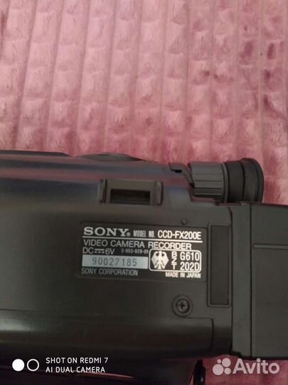 Видеокамера sony