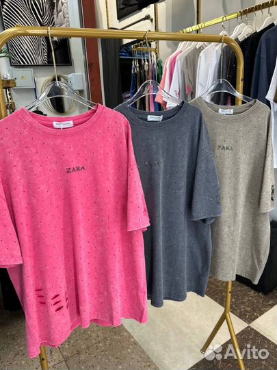 Футболка с надписью zara