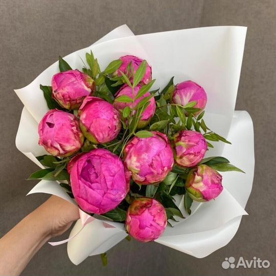 Букет пионов