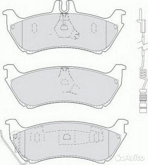 Колодки ferodo FDB1608 - ferodo