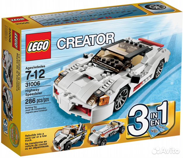 Новые Lego Creator 3в1