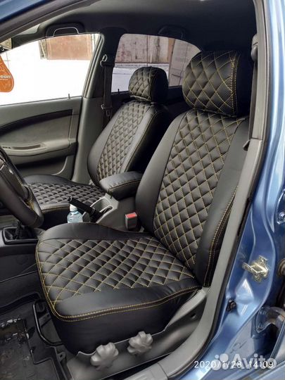 Авточехлы из экокожи