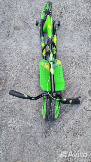 Самокат трехколесный взрослый (трайк самокат)