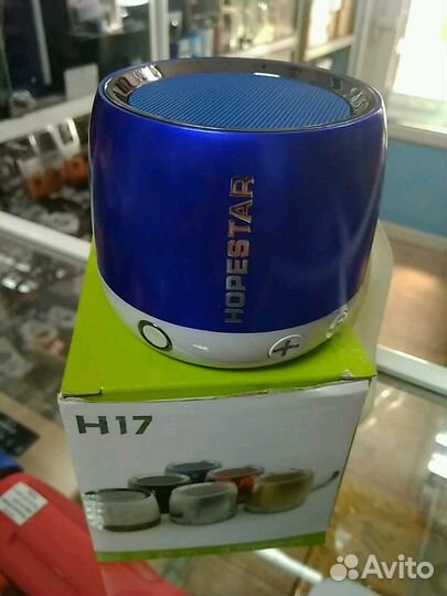 Портативная блютуз-колонка Hopestar H17 синяя