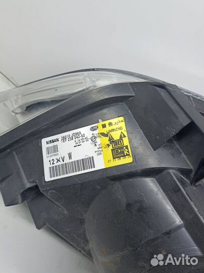 Фара передняя левая Nissan Qashqai
