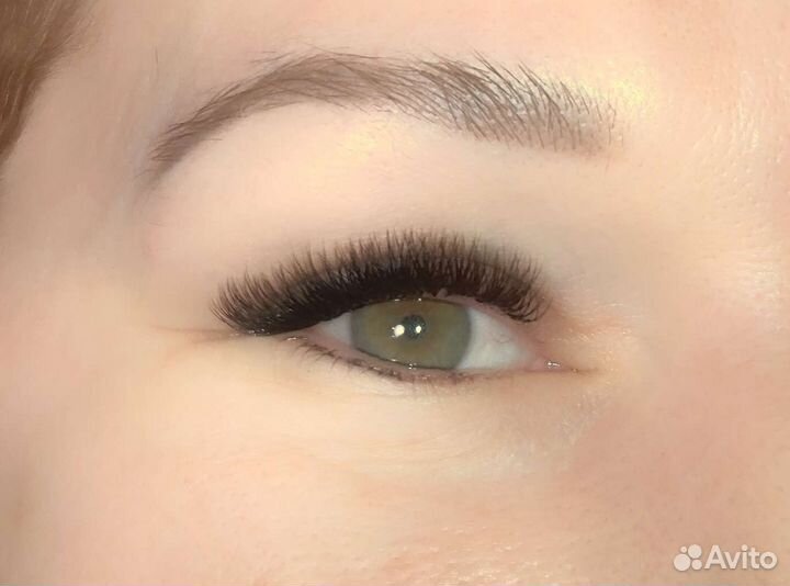 Наращивание ресниц, вельвет ресниц