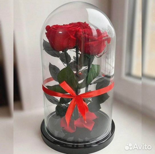 Роза в колбе. Стоит до 8 лет