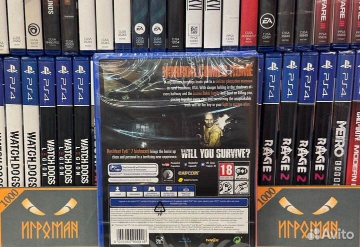 Игры PS4 Resident Evil 7 (biohazard VII)