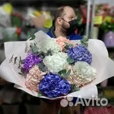 Гортензия букет цветы