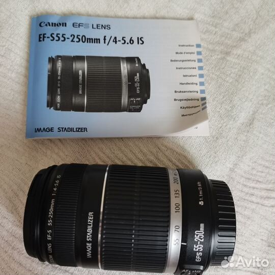 Объектив canon ef s 55 250mm