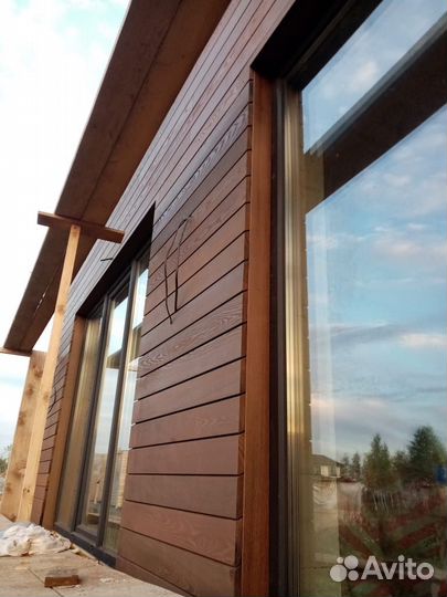 Термодревесина на фасад и терраса, термоясень, тер