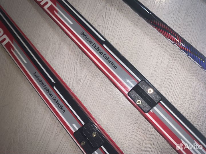 Лыжные палки с чехлом + сапоги