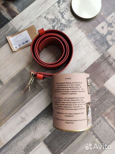 Ремень натуральная кожа JMS