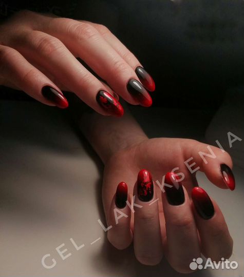 Маникюр и педикюр покрытие гель лаком