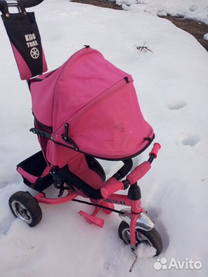 Детский велосипед с ручкой бу