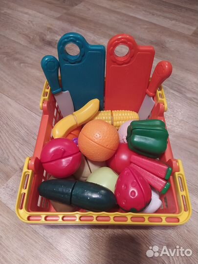 Овощи и фрукты на липучках