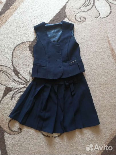 Школьная форма для девочки 128 134 синяя