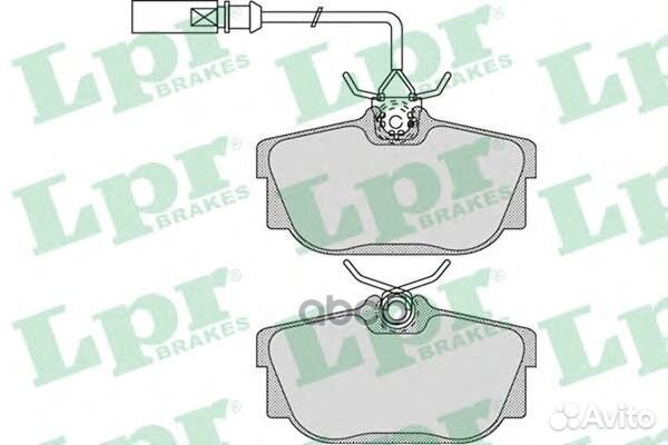 Колодки тормозные volkswagen T4 96/sharan 00