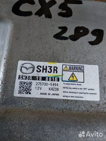 Блок управления efi Mazda Cx-5 KE2FW shvpts 2014