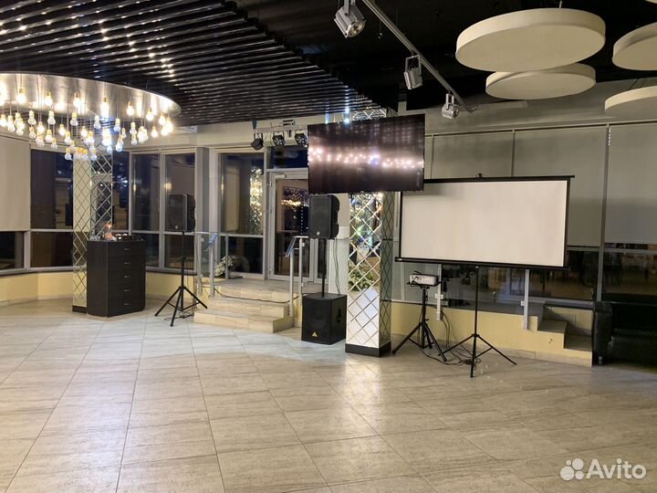 Аренда проектора и экрана
